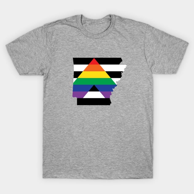 Arkansas Straight Ally Pride T-Shirt by littleSamantics